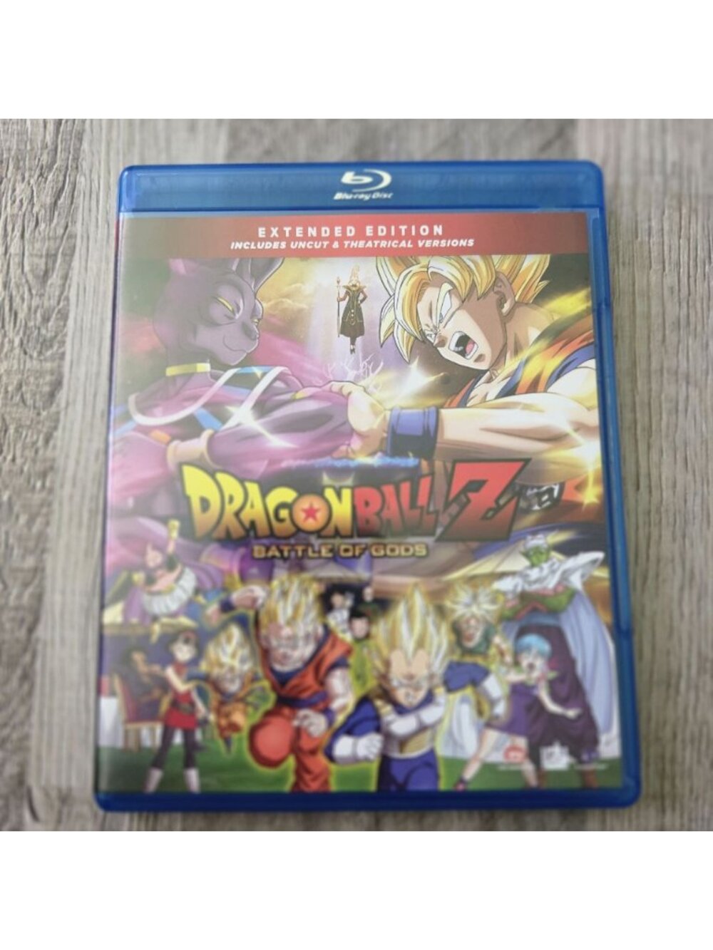 Dragon Ball Z Battle of Gods Extended Edition Blu-ray + DVD Funimation (2014)
